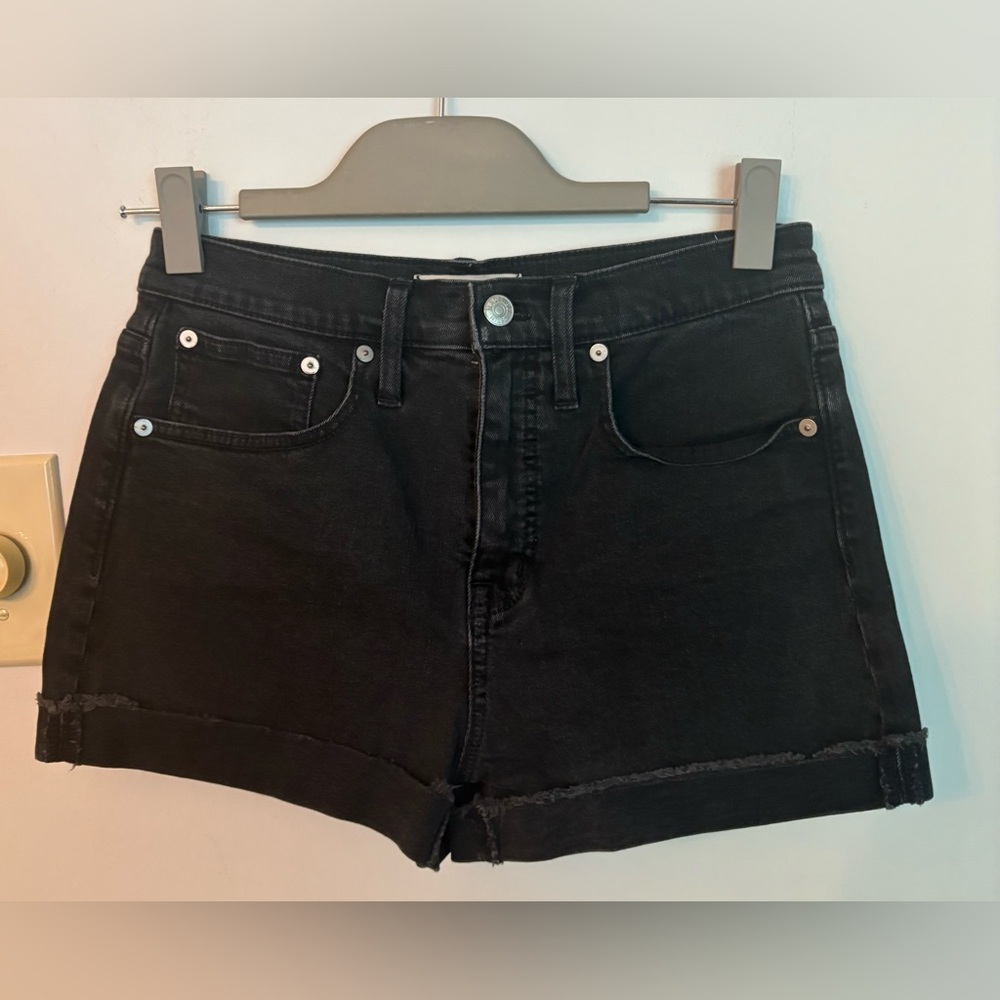 Madewell high-rise denim shorts